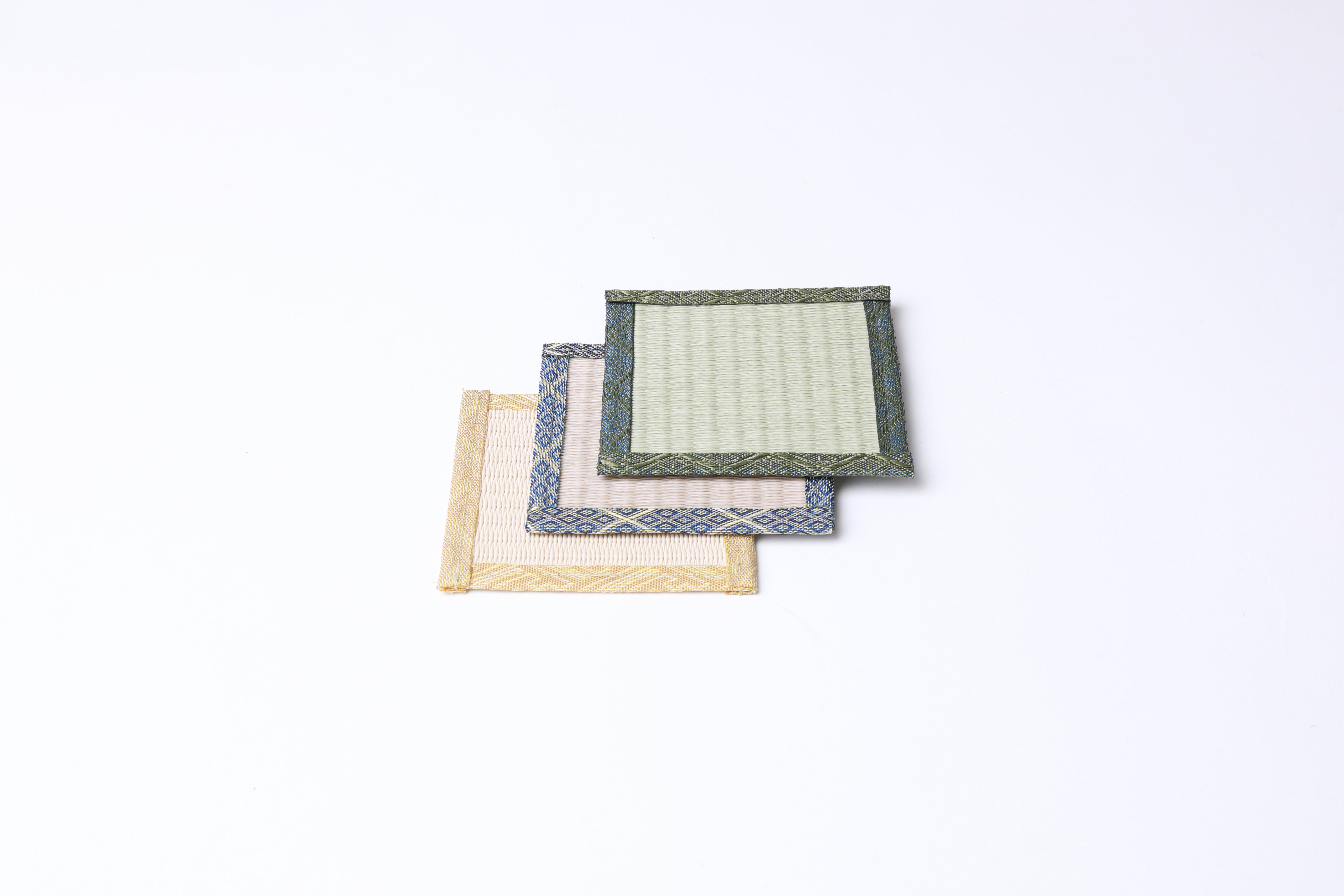 畳コースター 青藍-Seiran- 2枚セット – まほろば