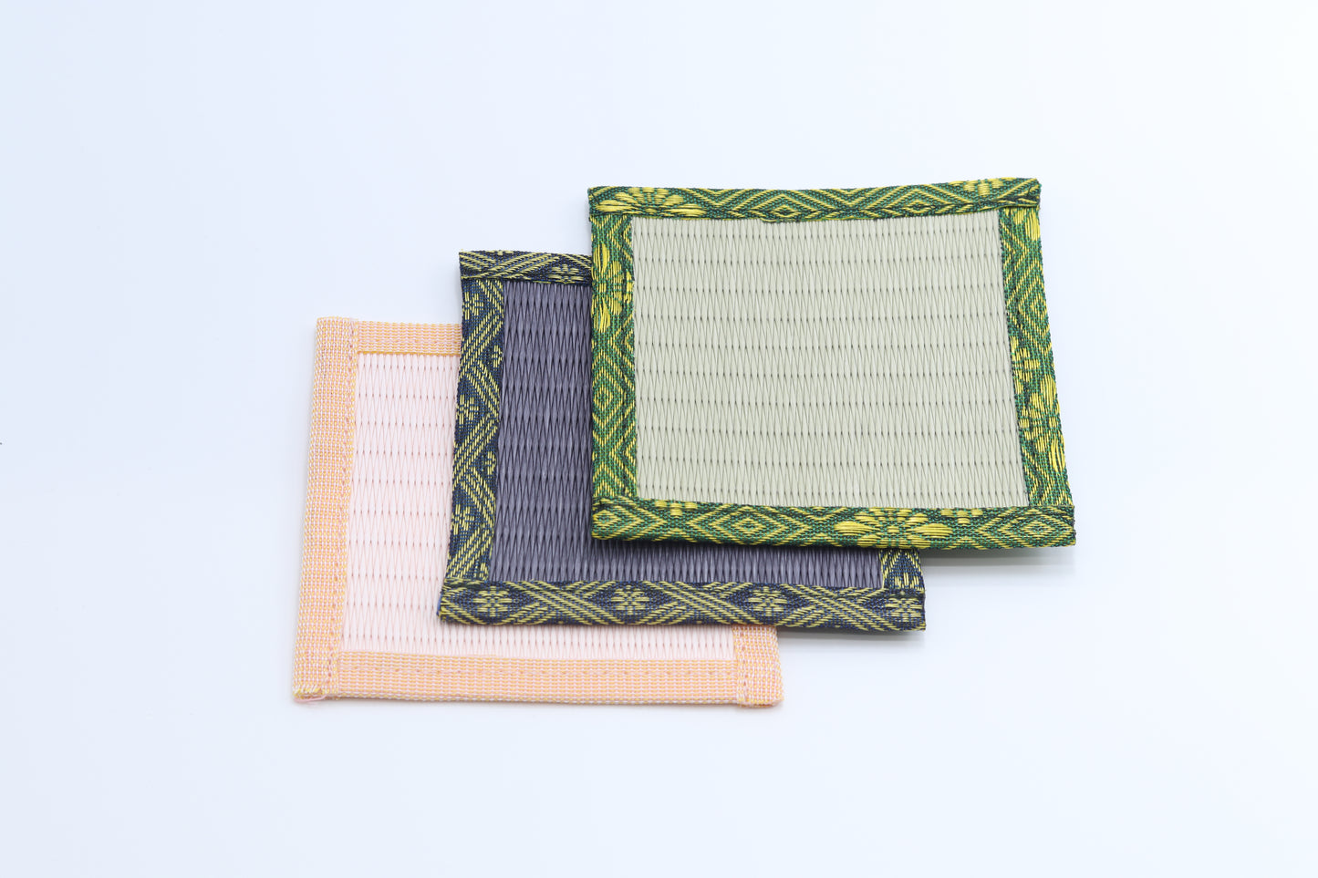 畳コースター　桃-Momo-　2枚セット